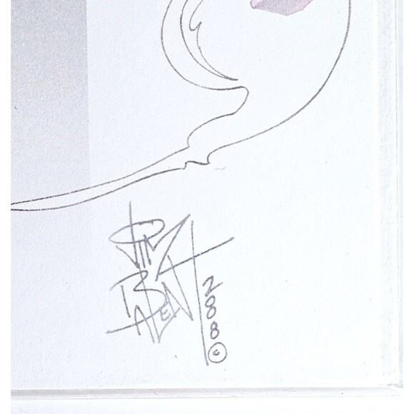 Tarot Witch of The Black Rose Signed #288 Art Print Jim Balant 8x10 EXC! - Picture 3 of 4